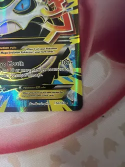 Pokemon TCG M Glalie EX Full Art Holo Ultra Rare Card 156/162 Breakthrough HP - Image 2