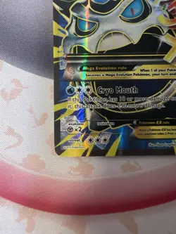 Pokemon TCG M Glalie EX Full Art Holo Ultra Rare Card 156/162 Breakthrough HP - Image 3