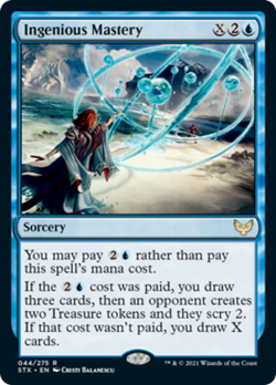 Ingenious Mastery FOIL Strixhaven: School of Mages NM Blue Rare CARD ABUGames - Image 1