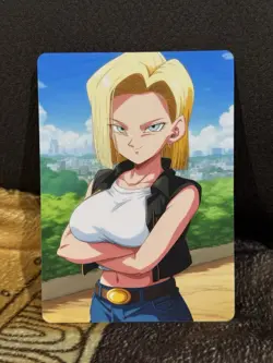 CUSTOM ANDROID 18 DRAGON BALL Z CARD UNCENSORED - Image 1