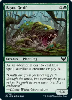 Bayou Groff FOIL Strixhaven: School of Mages NM Green Common MAGIC CARD ABUGames - Image 1
