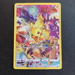 Pikachu 160/159 Pokemon Card Crown Zenith Secret Rare Full Art NM 3 - Image 1