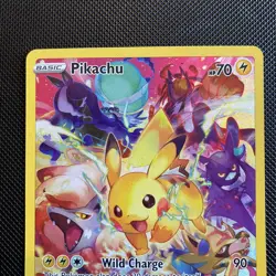 Pikachu 160/159 Pokemon Card Crown Zenith Secret Rare Full Art NM 3 - Image 2