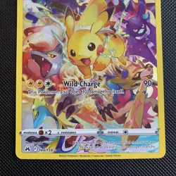 Pikachu 160/159 Pokemon Card Crown Zenith Secret Rare Full Art NM 3 - Image 3