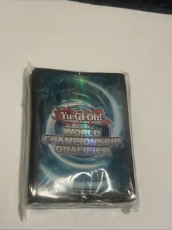 Konami Yu-Gi-Oh 2017 World Championship Qualifier WCQ Card Sleeves - 80 Count - Image 1