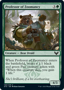 Professor of Zoomancy FOIL Strixhaven: School of Mages NM Common CARD ABUGames - Image 1
