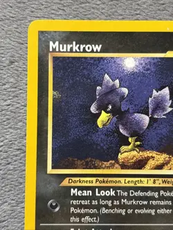 Murkrow 24/111 Neo Genesis Pokemon Card Vintage - Image 2