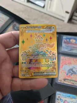 Terapagos Ex 180/131 Hyper Rare Full Art Holo Pokemon Card Prismatic Evolutions - Image 1