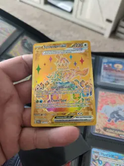Terapagos Ex 180/131 Hyper Rare Full Art Holo Pokemon Card Prismatic Evolutions - Image 2