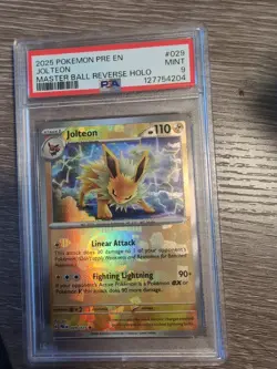 Pokemon Jolteon Masterball Card 29/131 Game Artwork - Image 1
