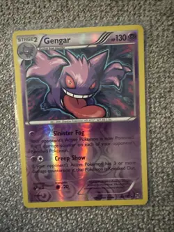Gengar Reverse Holo Holo Rare XY - BREAKthrough 60/162 LP Pokemon Card - Image 1