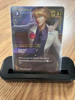 Riot Games League of Legends Ezreal Prodigy Champion Unit Card 149a/221 English - Image 1