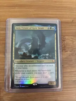 RARE Holo Foil Aesi, Tyrant of Gyre Strait Magic The Gathering 2020 - Image 1