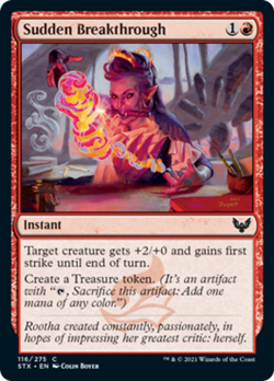 Sudden Breakthrough FOIL Strixhaven: School of Mages MINT Common CARD ABUGames - Image 1