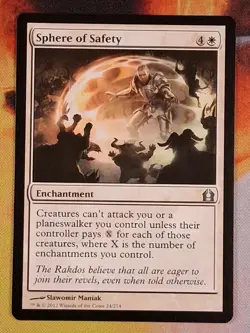 Magic the Gathering Sphere of Safety Return to Ravnica *NM* - Image 1