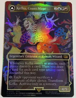 Magic: The Gathering (MTG) - FIN Kefka, Court Mage (Borderless) M0322 Foil LP - Image 2