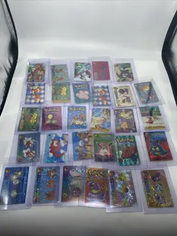 POKEMON - 29 Cards / Stickers Holographic PRISM JAPAN 90' Vending Machine - Image 1
