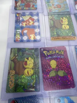 POKEMON - 29 Cards / Stickers Holographic PRISM JAPAN 90' Vending Machine - Image 5