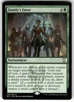 MAGIC: THE GATHERING FAMILY'S FAVOR 59 RARE COMMANDER: STREETS OF NEW CAPENNA NM - Image 1