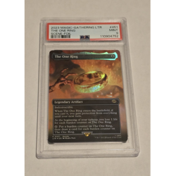 The One Ring (Scene Foil) Universes Beyond: the Lord of the Rings #451 PSA 9 - Image 1