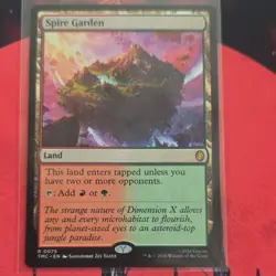 Magic: The Gathering Spire Garden Land Rare 0075 Commander TMNT Red Green - Image 1