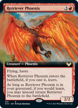 Retriever Phoenix (Extended Art) FOIL Strixhaven: School of Mages NM ABUGames - Image 1