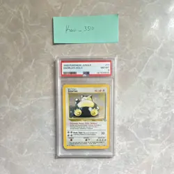 Pokemon TCG Snorlax Jungle 11/64 Holo Rare PSA 8 1999 English Unlimited - Image 1