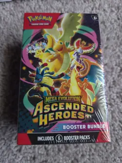 Pokemon Mega Evolution–Ascended Heroes Booster Bundle 6 Packs - Image 1
