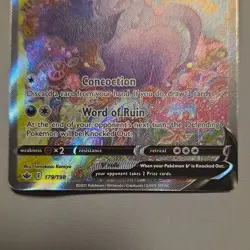 Pokemon Galarian Slowking V Full Art Ultra Rare Holo Chilling Reign 179/198 - Image 2