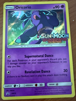 Oricorio SM19 Sun & Moon Black Star Promo Holo NM Pokemon TCG - Image 1