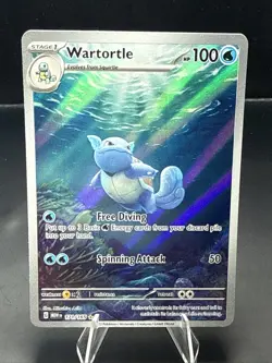 Pokemon Wartortle 171/165 Sv: Scarlet & Violet 151 Holo C - Image 2