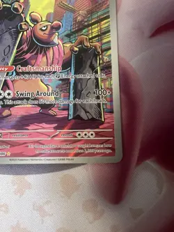 2025 Pokemon Conkeldurr Illustration Rare 127/086 BLK Black Bolt NM - Image 2