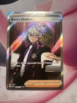 Pokemon Ascended Heroes Boss’s Orders Corbeau 256/117 Full Art Ultra Rare NM - Image 1