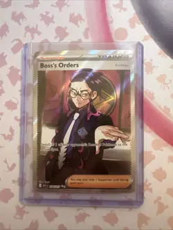 Pokemon Ascended Heroes Boss’s Orders Corbeau 256/117 Full Art Ultra Rare NM - Image 4