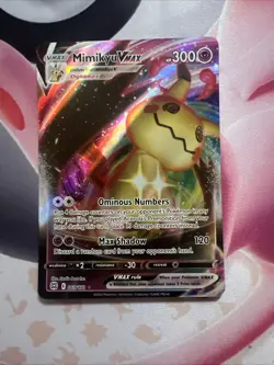 Pokemon TCG Mimikyu VMAX 069/172 Brilliant Stars Ultra Rare Holo NM - Image 1