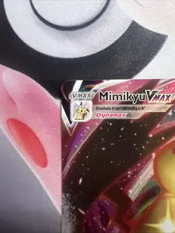 Pokemon TCG Mimikyu VMAX 069/172 Brilliant Stars Ultra Rare Holo NM - Image 4