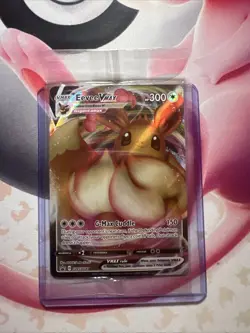 SEALED Pokemon Eevee VMAX SWSH087 Shining Fates Holo Black Star Promo NM x2 - Image 1