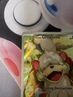 2024 Pokemon SV Twilight Masquerade Hisuian Growlithe #181/167 - Image 4