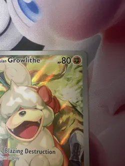 2024 Pokemon SV Twilight Masquerade Hisuian Growlithe #181/167 - Image 5