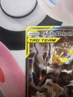 Pokemon TCG: Pikachu & Zekrom GX Black Star Promo SM168 Near Mint NM - Image 4