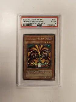 2002 YUGIOH PROMO EXODIA FORBIDDEN ONE DDS 003 DARK DUEL PSA 4 - Image 1