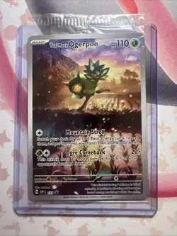 Teal Mask Ogerpon 123 SEALED Sv: Scarlet & Violet Promo Holo Pokemon TCG NM - Image 1