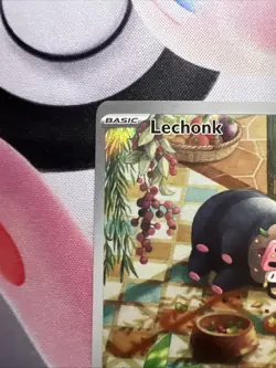 Lechonk 209/197 Pokemon Obsidian Flames Illustration Rare Full Art Holo NM - Image 4
