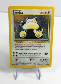 1999 Pokemon Snorlax Holo 11/64 LP - Image 2