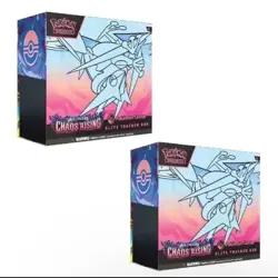 Chaos Rising Pokemon Center ~ ETB Elite Trainer Box ~ Sealed ~ PRESALE ~ 2 Total - Image 1