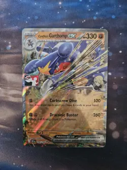 Cynthia's Garchomp ex 104/182 Play Pokemon Stamp Prize Pack Holo - NM - Image 1