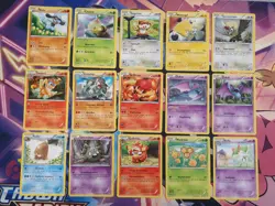 Pokemon Card Collection Plasma Storm Set 15 x Pokemon Lot German Riolu Chelast - Image 1