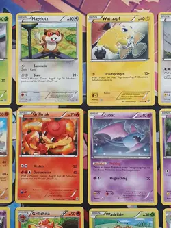 Pokemon Card Collection Plasma Storm Set 15 x Pokemon Lot German Riolu Chelast - Image 3
