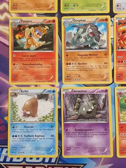 Pokemon Card Collection Plasma Storm Set 15 x Pokemon Lot German Riolu Chelast - Image 5