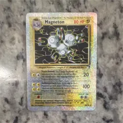 Pokemon Magneton Legendary Collection Reverse Holo Rare 28/110 80 HP - Image 1